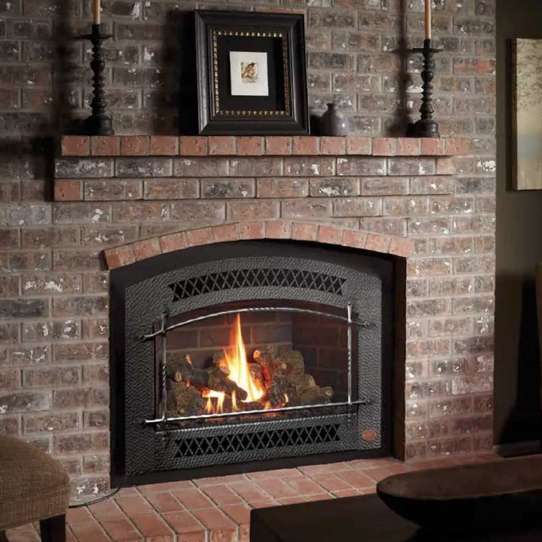 Fireplace Xtrordinair 34 DVL Deluxe Gas Insert Monroe Fireplace