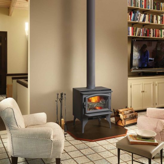 Lopi Answer NexGen-Fyre Wood Stove - Monroe Fireplace