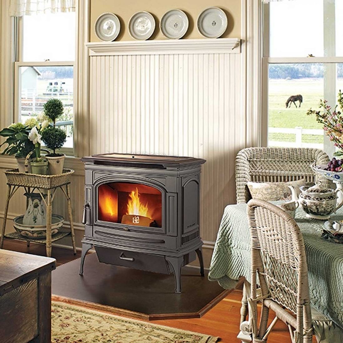 Lopi Deerfield Pellet Stove - Monroe Fireplace