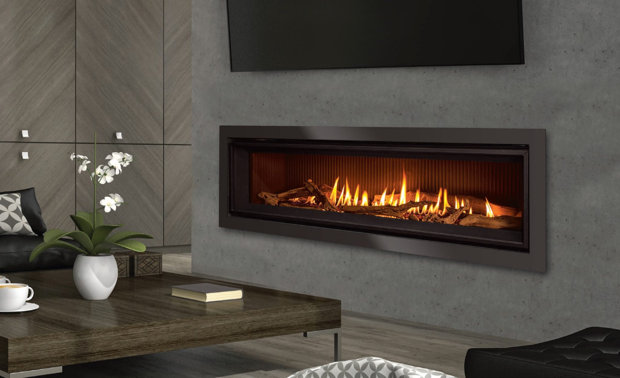 Enviro C60 Linear Gas Fireplace - Monroe Fireplace