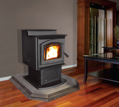 Enviro M55 Steel Pellet Stove - Monroe Fireplace